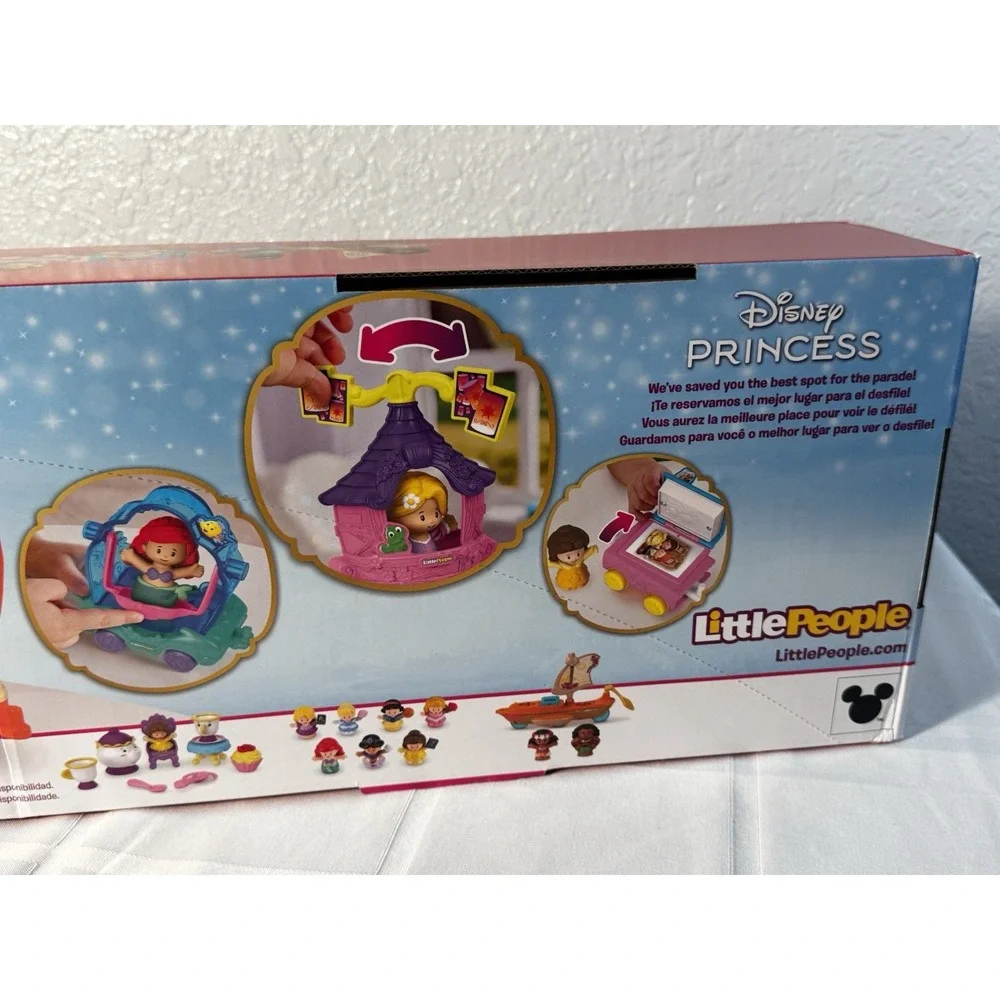 *NEW* Fisher Price Little People Disney Princess Parade Float 16 Pieces